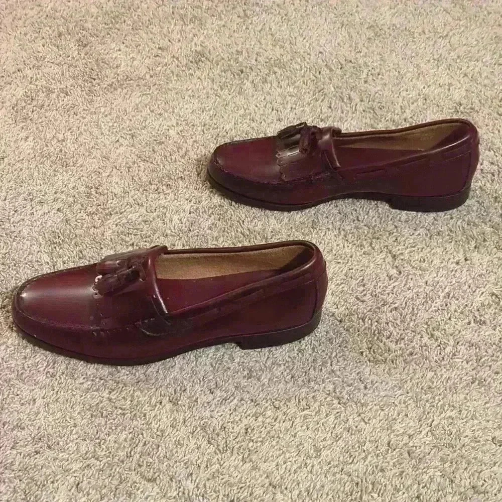 Leather Town Craft loafers, size 10, brown - Picture 4 of 10